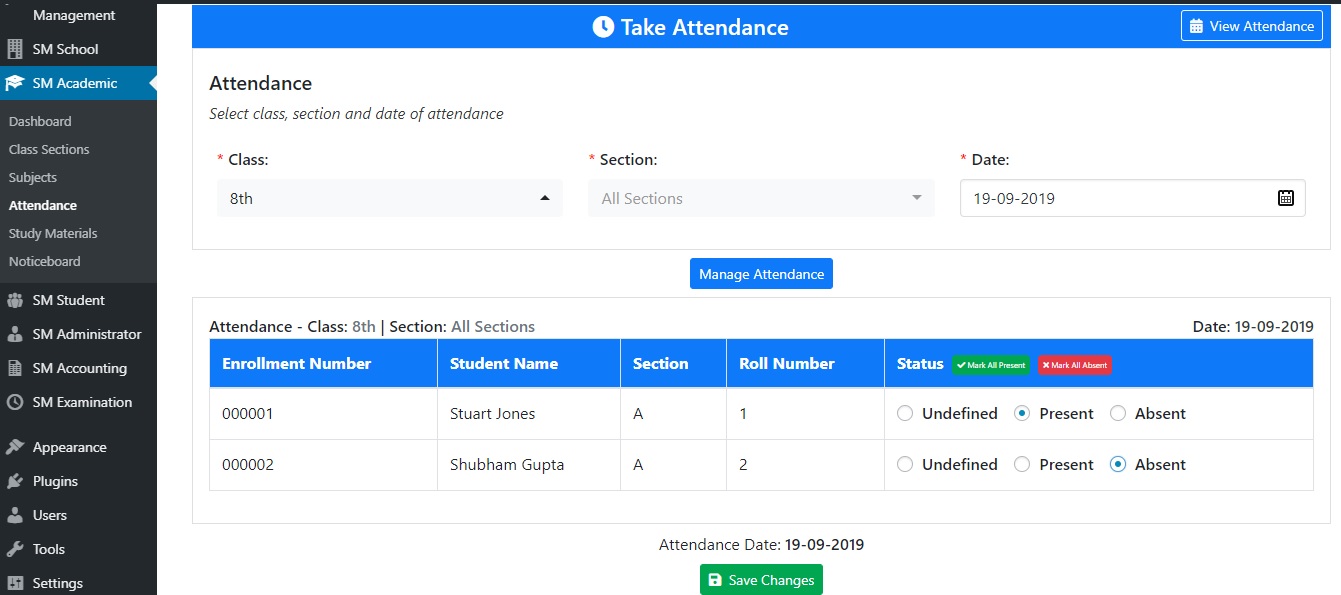 Student Attendance